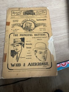 Hull City V Southampton 1924-1925 Programme for sale on Ebay
