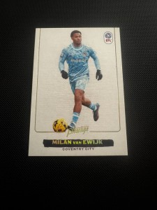 Milan Van Ewijk Coventry City Blank Slate Case Hit 2025-26 EFL Prestige Panini for sale on Ebay