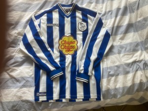 Sheffield Wednesday Vintage Diadora early 2000's home Chuppa Chups S/M for sale on Ebay