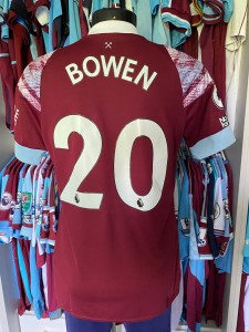 Jarrod Bowen West Ham Utd Match Worn Umbro Home Football Shirt Size Medium + COA for sale on Ebay