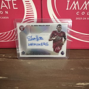 Topps Pristine 2026 West Ham El Hadji Malick Diouf Personal Endorsements Auto🔥 for sale on Ebay