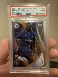 Chelsea Topps Lineage Ashley Cole 1/1 & Desailly 1/1 for sale on Ebay