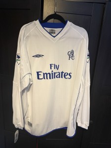 Original Umbro Chelsea 2001/2002 Away Shirt Mens XXL Long Sleeve With Tags for sale on Ebay