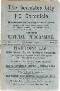 LEICESTER CITY   v.   NEWCASTLE UNITED.   F.A.Cup 2nd Round Replay.   1924/25. for sale on Ebay