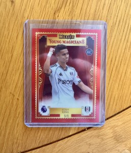 Merlin Rookie Parallel Josh King Fulham Young Magicians 5/5 for sale on Ebay