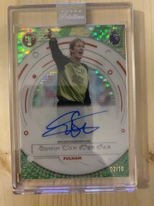 Topps Pristine Premier League 2026 - Edwin Van Der Sar Auto 02 /10 Fulham for sale on Ebay