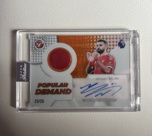 Mo Salah Player Worn Patch Auto /25 - Topps Prestine Liverpool FC for sale on Ebay