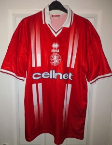 MIDDLESBROUGH 1998/1999 HOME FOOTBALL SHIRT ERREA SIZE Large ADULT for sale on Ebay