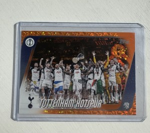 Tottenham Hotspur 25-26 Topps Flagship Winners Card /25 *NUMBER MATCH TO SEASON* for sale on Ebay