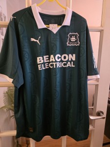 Plymouth Argyle Men's 25/26 Home Shirt 3XL New with Tags, Official Merchandise. for sale on Ebay