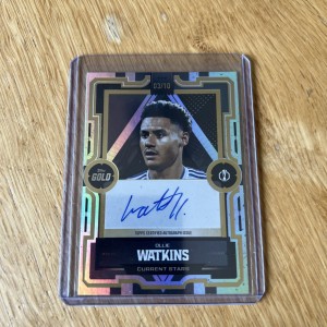 Ollie Watkins Auto /10 Topps UCC Gold 2025/26 Aston Villa for sale on Ebay