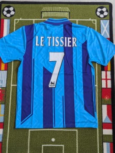1993 94 1995 Southampton FC away Shirt DIMPLEX LE TISSIER 7 size Medium for sale on Ebay