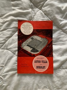 1960-1 Aston Villa V Burnley League Cup Semi Final Replay At Old Trafford for sale on Ebay