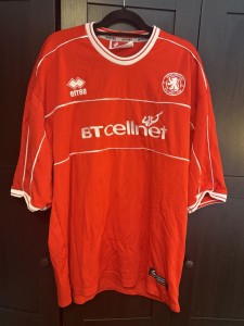 Vintage Middlesbrough FC Home Shirt 2001/2002 | Erreà BT Cellnet | Men’s XXL| for sale on Ebay
