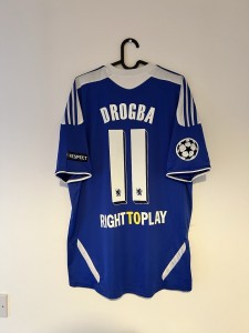 Chelsea 2011/2012 Home Champions League Final Football Shirt, DROGBA 11, Large for sale on Ebay