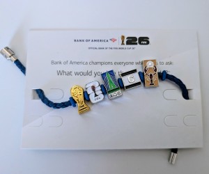 BofA Band FIFA World Cup BOSTON Wristband Large New/Mint SCOTLAND for sale on Ebay