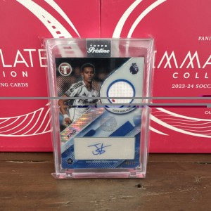 Topps Pristine 2026 Fulham Josh King Player Worn Relic Auto 46/75 Rookie 🔥🔥🔥 for sale on Ebay