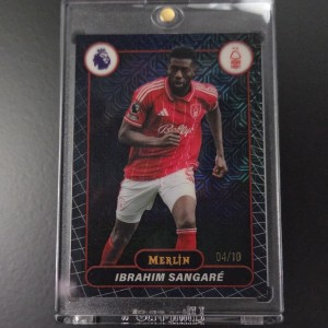 Topps 2025-26 Merlin Premier League Ibrahim Sangare Nottingham Forest #156 04/10 for sale on Ebay
