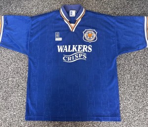 Leicester City Home Football Shirt LCFC Vintage 1994-1996 for sale on Ebay