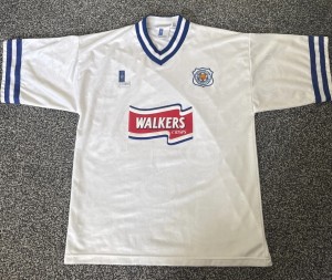 Leicester City LCFC Away Football Shirt 1996-1998 Vintage Fox Leisure for sale on Ebay
