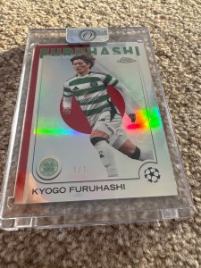 1/1 CELTIC kyogo furuhashi for sale on Ebay