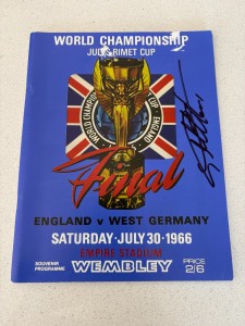 Geoff Hurst Signed England 1966 World Cup Final Programme England Autograph COA for sale on Ebay
