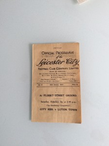 LEICESTER CITY V BRENTFORD 30.01.1947 LEAGUE GAME for sale on Ebay