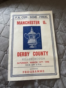 MANCHESTER UNITED PROGRAMME F A CUP SEMI FINAL 1948 PIRATE V DERBY COUNTY (ROSS) for sale on Ebay