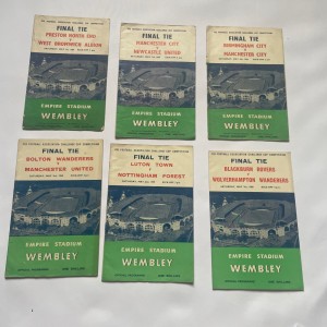 Football  Programmes FA Cup Finals 1954 , 55, 56, 58 And 59 for sale on Ebay