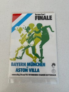 Aston Villa Bayern Munich Original 1982 European Cup Final Programme VERY RARE for sale on Ebay