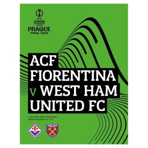 2023 UEFA Conference League Final Programme - Fiorentina v West Ham United for sale on Ebay