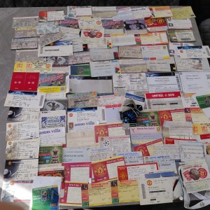 100 x Ticket Stubs / PASSES-MANCHESTER UNITED- EUROPEAN/ LEAGUE/ CUP/FINALS for sale on Ebay