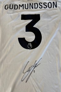 Gabriel Gudmundsson Signed Leeds United Home Shirt Leeds Autograph COA for sale on Ebay
