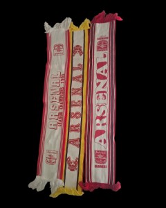 Bundle of 3 Vintage Arsenal Scarves (90s / 1991 League Champions) for sale on Ebay