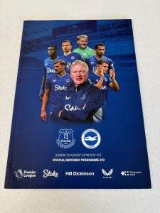 Everton v Brighton 2025 1st Game Hill Dickinson Stadium Programme RARE for sale on Ebay