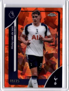 Mickey van de Ven /25 - Tottenham - 2026 Topps Sapphire Premier League  for sale on Ebay