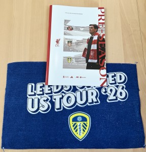 Leeds v Liverpool, Chicago programme + Leeds US Tour 26 Towel Sunderland Wrexham for sale on Ebay