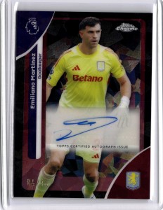 Emiliano Martinez /10 Auto - Aston Villa - 2026 Topps Sapphire Premier League for sale on Ebay