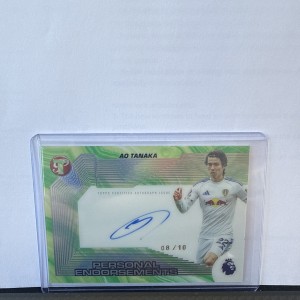 Topps Pristine AO Tanaka Leeds Personal Endorsement Green Refractor AUTO /10 for sale on Ebay