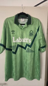 Nottingham Forest Third Football Shirt Jersey 1991/1992/1993 RARE SHIRT for sale on Ebay