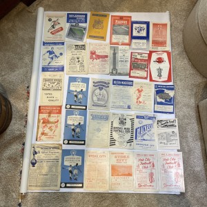 Various Football Programmes From 1950s for sale on Ebay