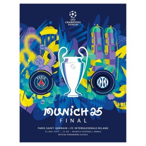 2025 Champions League Final Programme - Inter Milan v Paris Saint Germain PSG for sale on Ebay