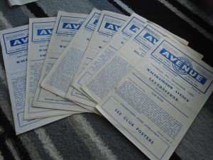 WALTHAMSTOW AVENUE HOMES 1957-8 TO 1965-6 X 8 ISSUES ALL LISTED for sale on Ebay
