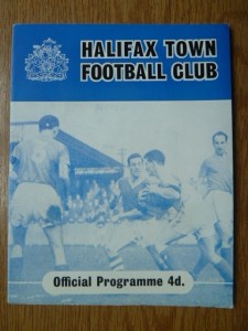 HALIFAX TOWN  v  Queens Park Rangers   60/1. for sale on Ebay
