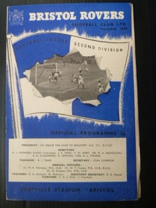 BRISTOL ROVERS  v  Doncaster Rovers  55/6   FA Cup. for sale on Ebay