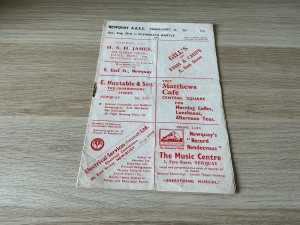 Newquay v Plymouth Argyle 1952/53 South Western League - 23rd August 1952 for sale on Ebay