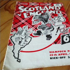 Scotland v England  Football Programme  15/4/1950. for sale on Ebay