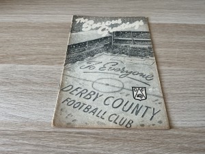 Derby County v Scunthorpe United 1956/57 Division 3 North - Christmas Day 1956 for sale on Ebay