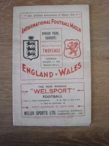 1936 WALES v ENGLAND for sale on Ebay