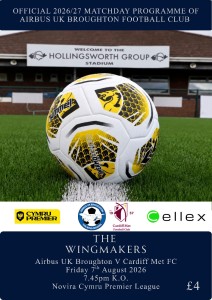 Airbus UK Broughton v Cardiff Met FC Friday 7th August 2026 for sale on Ebay